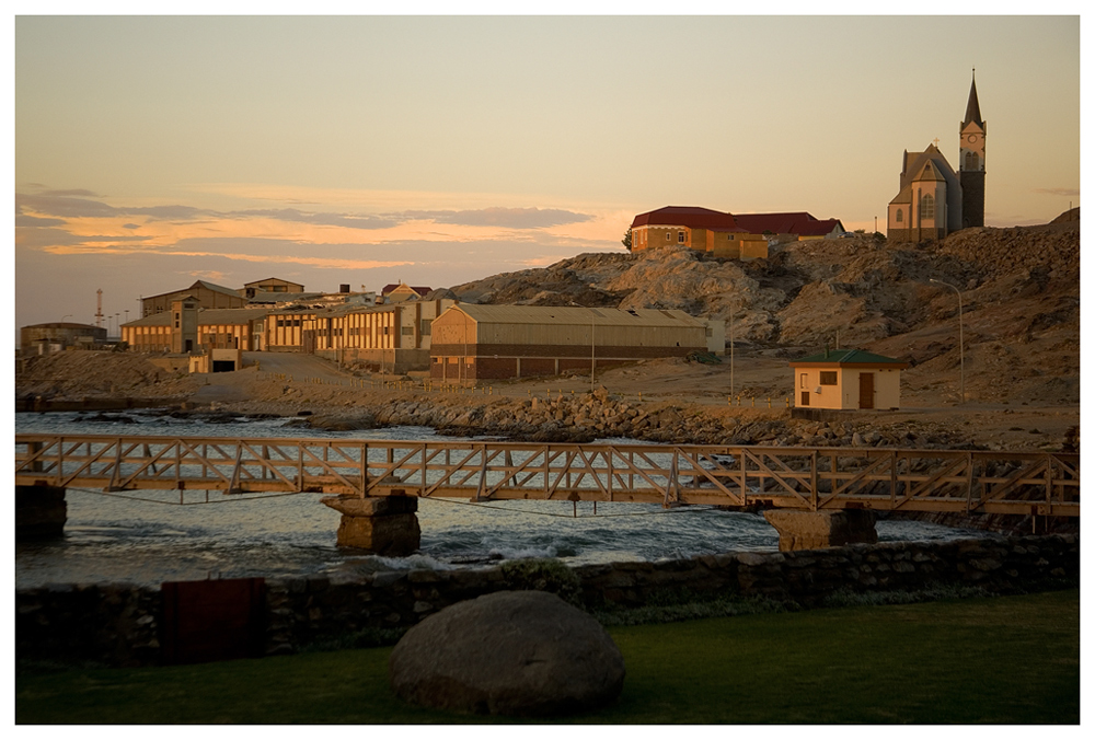 Lüderitz im Abendlicht