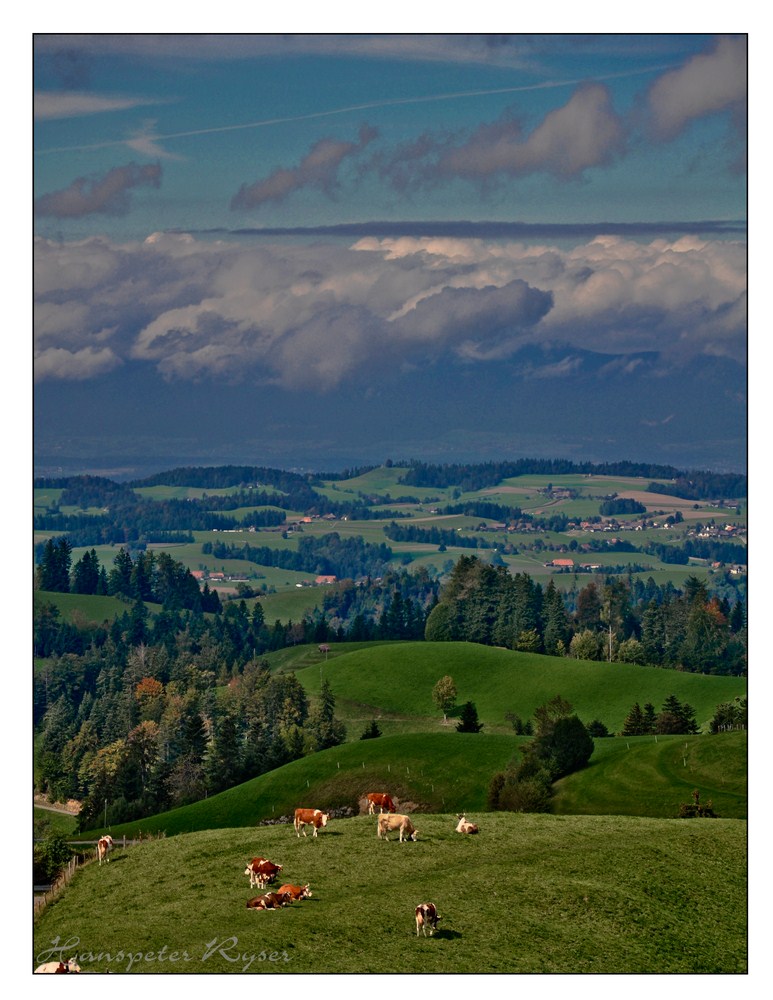 Lüdernalp, Richtung Jura