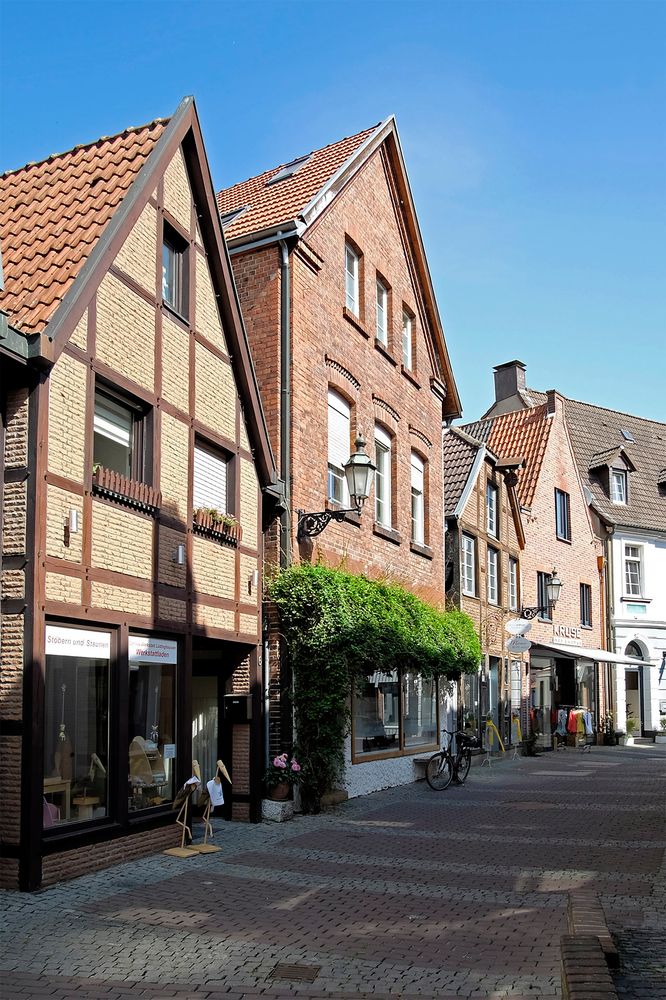 Lüdinghausen (Münsterland) in der Fußgängerzone