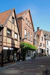 Lüdinghausen (Münsterland) in der Fußgängerzone