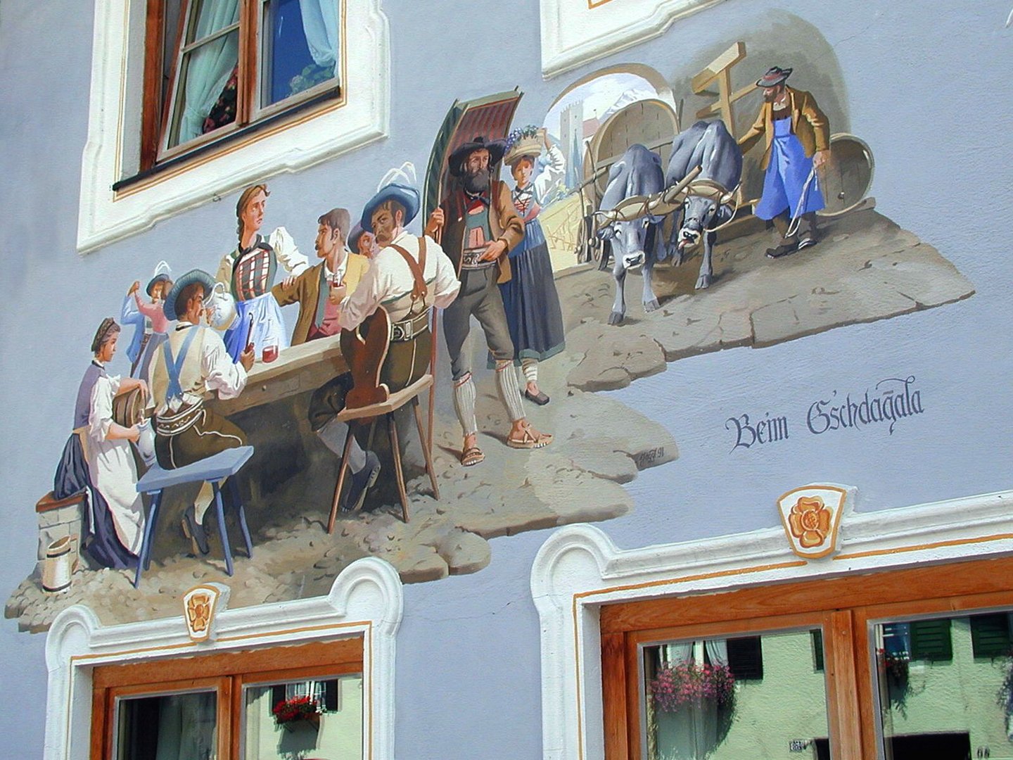 Lüftlmalerei Foto & Bild lüftlemalerei, world, natur Bilder auf