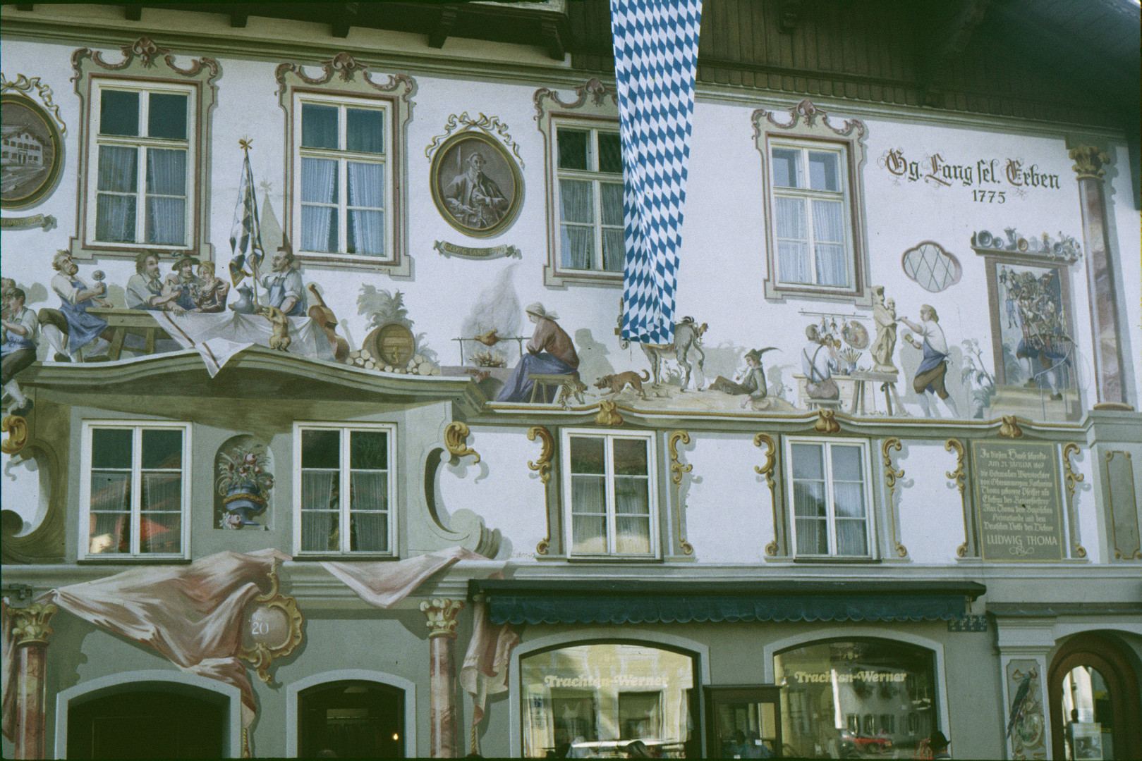 Lüftlmalerei in Oberammergau