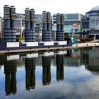 Lüftungskamine im Kölner Mediapark