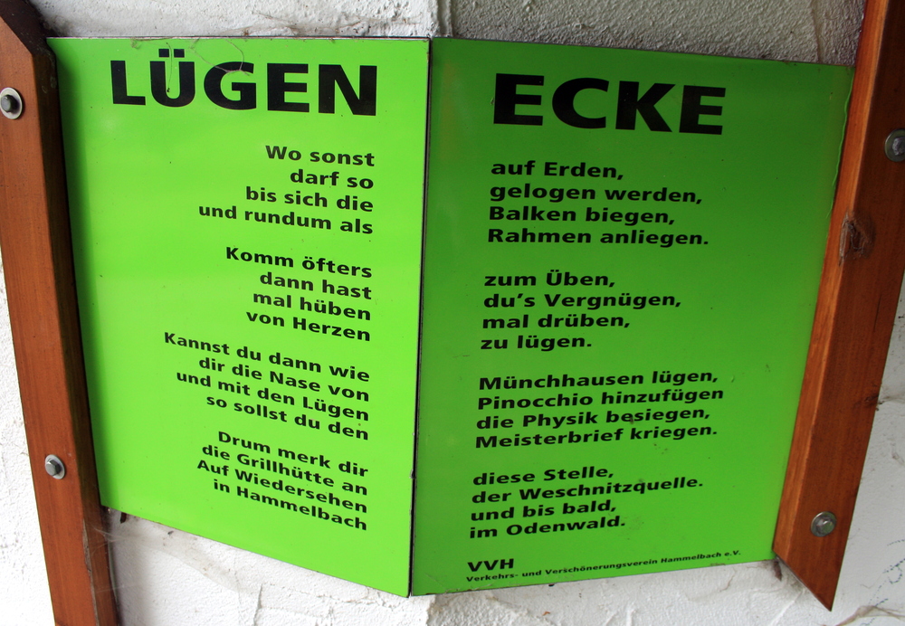 Lügen Ecke