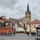 Lügenbrücke mit der evangelischen Stadtpfarrkirche