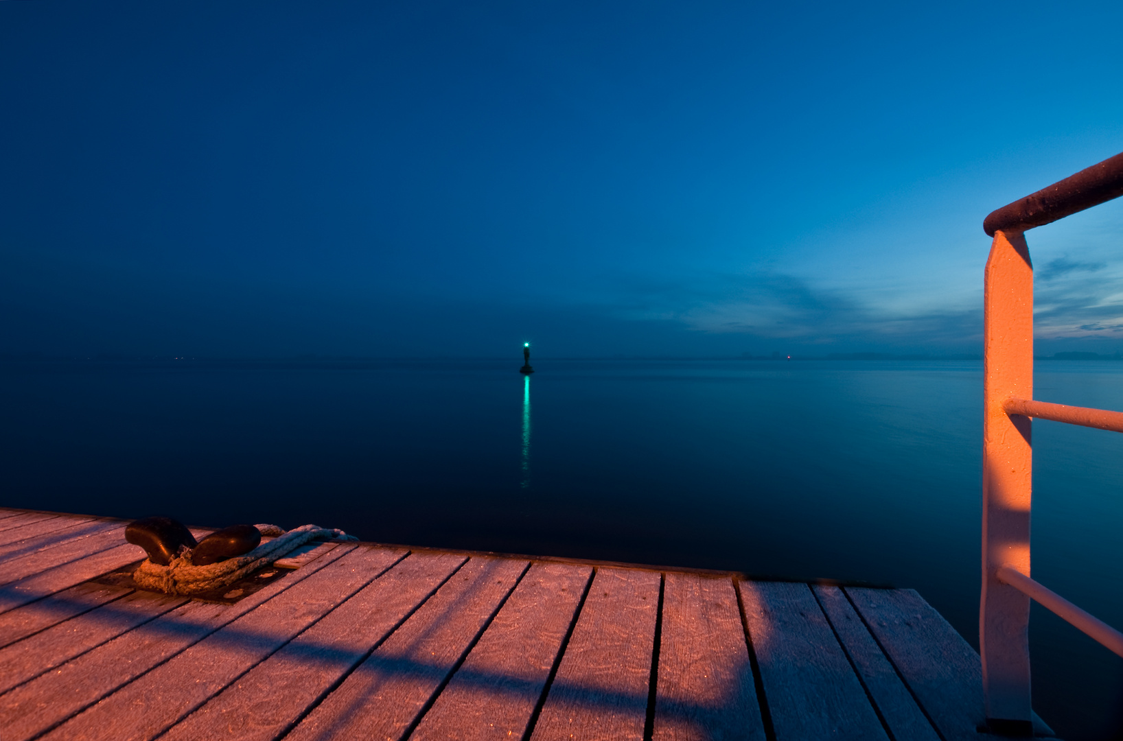 Lüheanleger zur Blauen Stunde