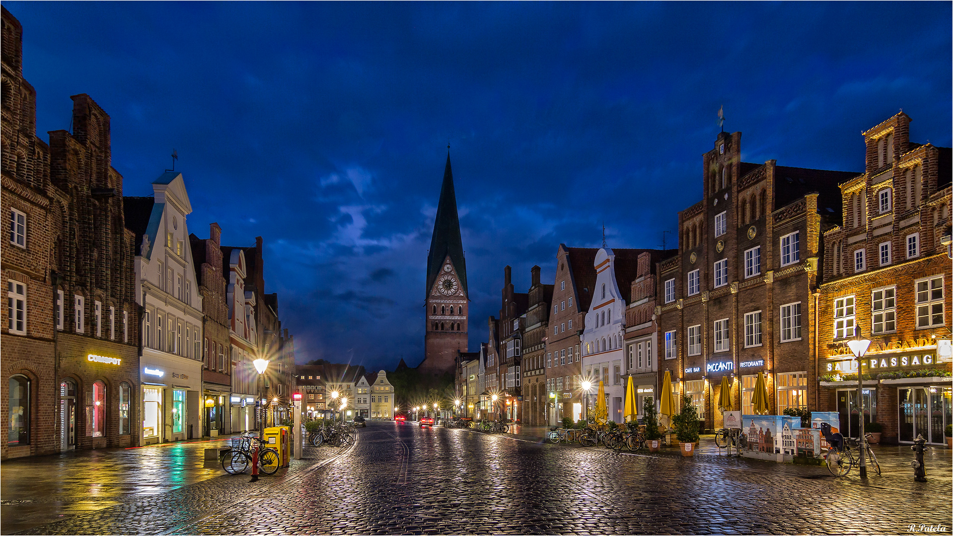 Lüneburg "Am Sande" Foto & Bild | nachtaufnahme, privat ...