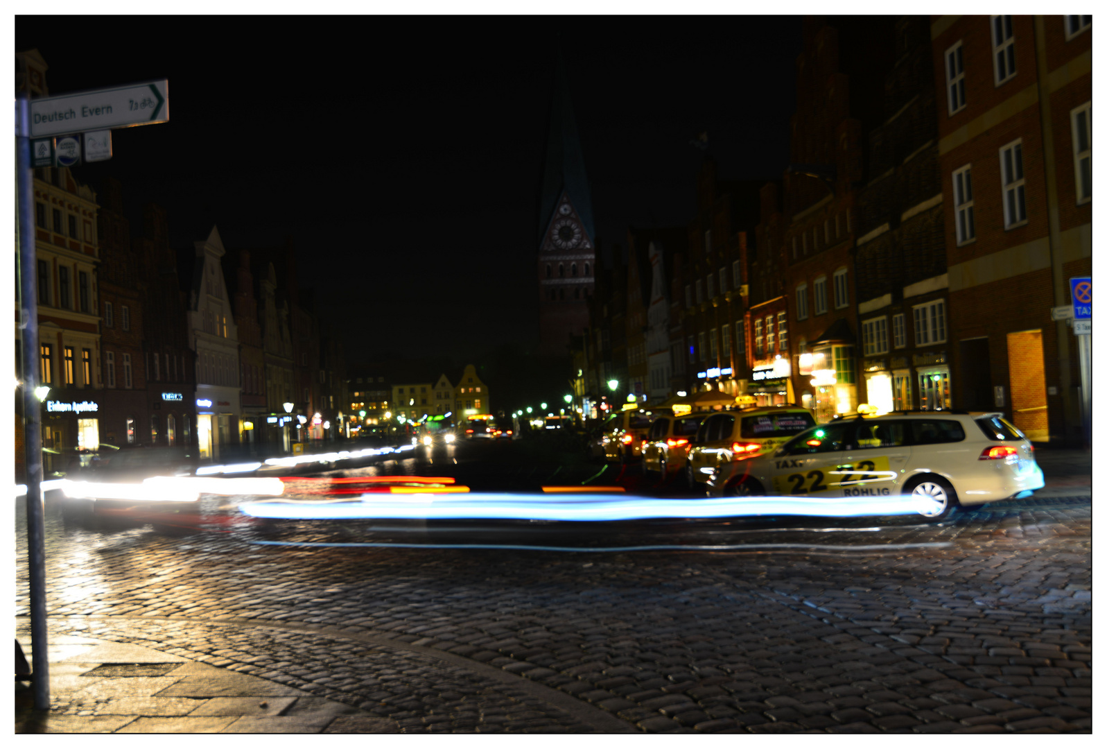 Lüneburg bei Nacht