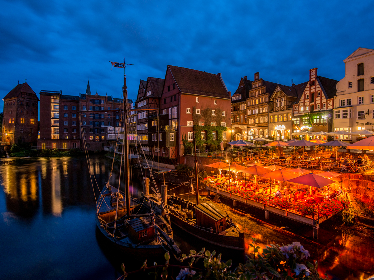 Lüneburg bei Nacht