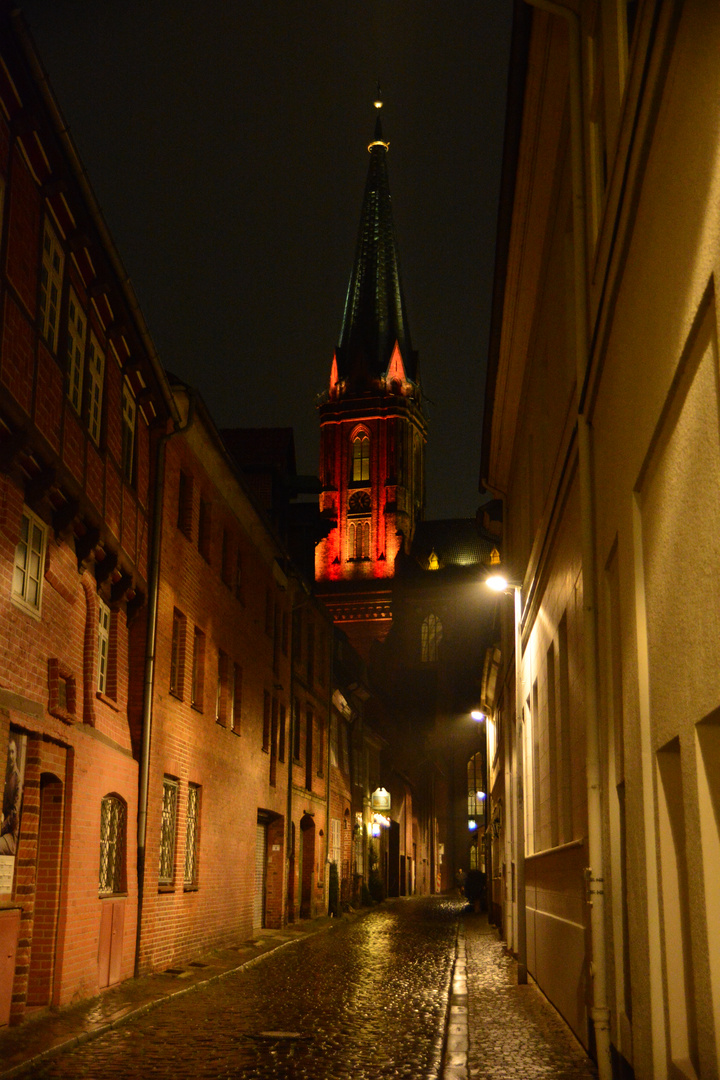 Lüneburg bei Nacht