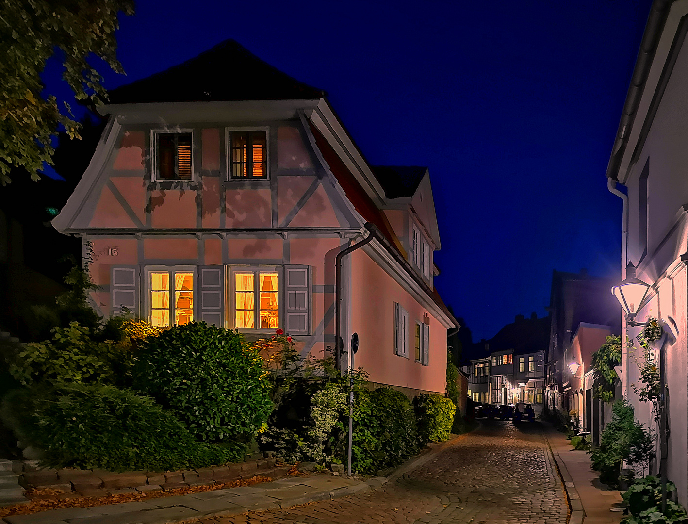 Lüneburg bei Nacht