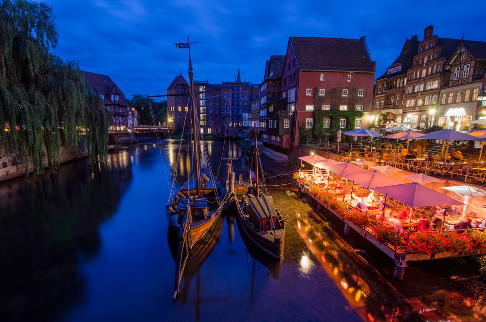 Lüneburg bei Nacht