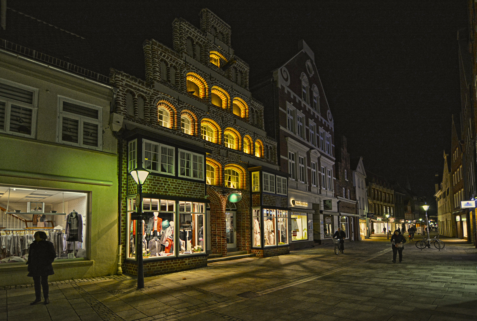 Lüneburg bei Nacht