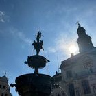 Lüneburg Blick auf den Lunabrunnen