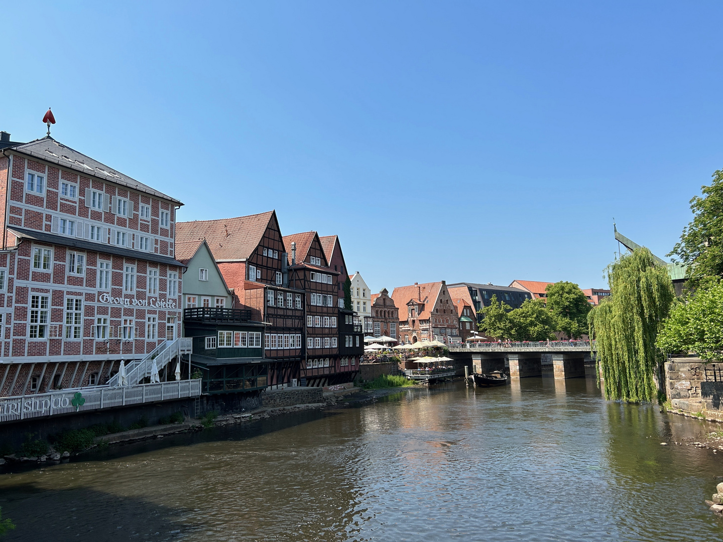 Lüneburg Blick von Brausebrücke