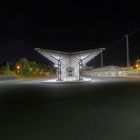 Lüneburg Busbahnhof bei Nacht 2