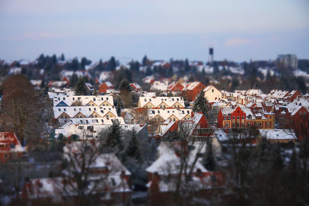 Lüneburg "Fake tilt shift" Versuch