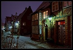 Lüneburg im Schnee - Auf dem Meere