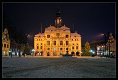 Lüneburg im Schnee - Historisches Rathaus