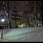 Lüneburg im Schnee - Johann-Sebastian-Bach-Platz /1.