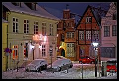 Lüneburg im Schnee - Johann-Sebastian-Bach-Platz /2.