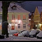 Lüneburg im Schnee - Johann-Sebastian-Bach-Platz /3.