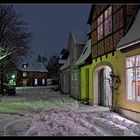 Lüneburg im Schnee - Neue Strasse