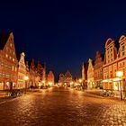 Lüneburg Innenstadt bei Nacht/Luneburg city center at night