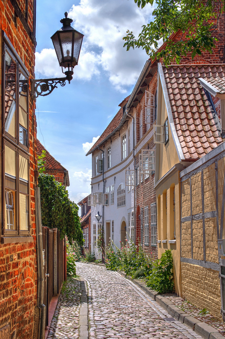 Lüneburger Gasse In der Techt im Sommer