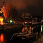 Lüneburger Hafen bei Nacht