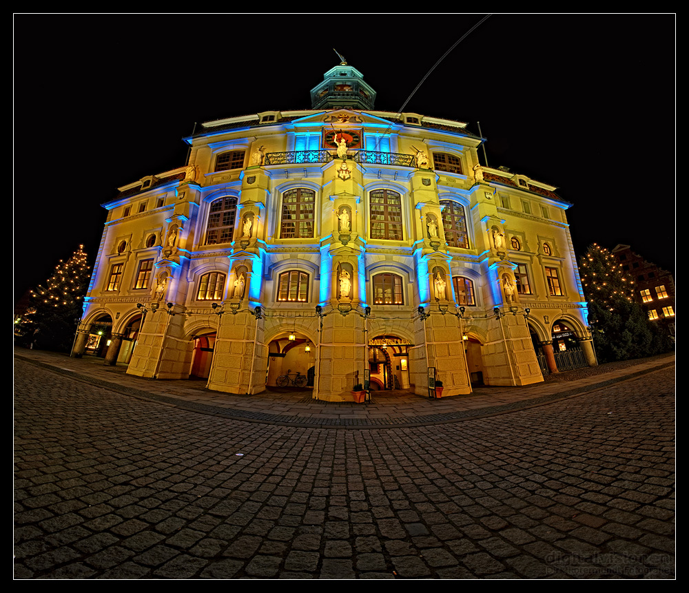 Lüneburger Rathaus (Advents-Illumination 2009)