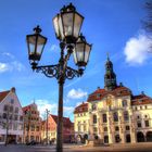 Lüneburger Rathaus im Frühling