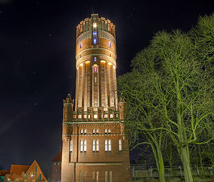 Lüneburger Wasserturm von anderen Seite gesehen