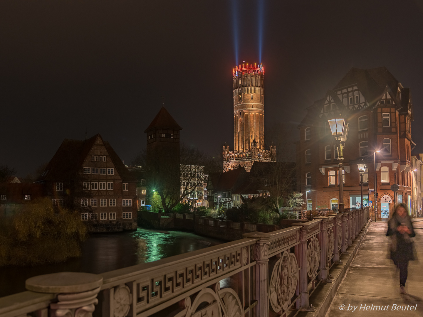 Lüneburger Wasserturm zum 2. Advent 