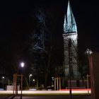 Lünen Herz Jesu Kirche bei Nacht