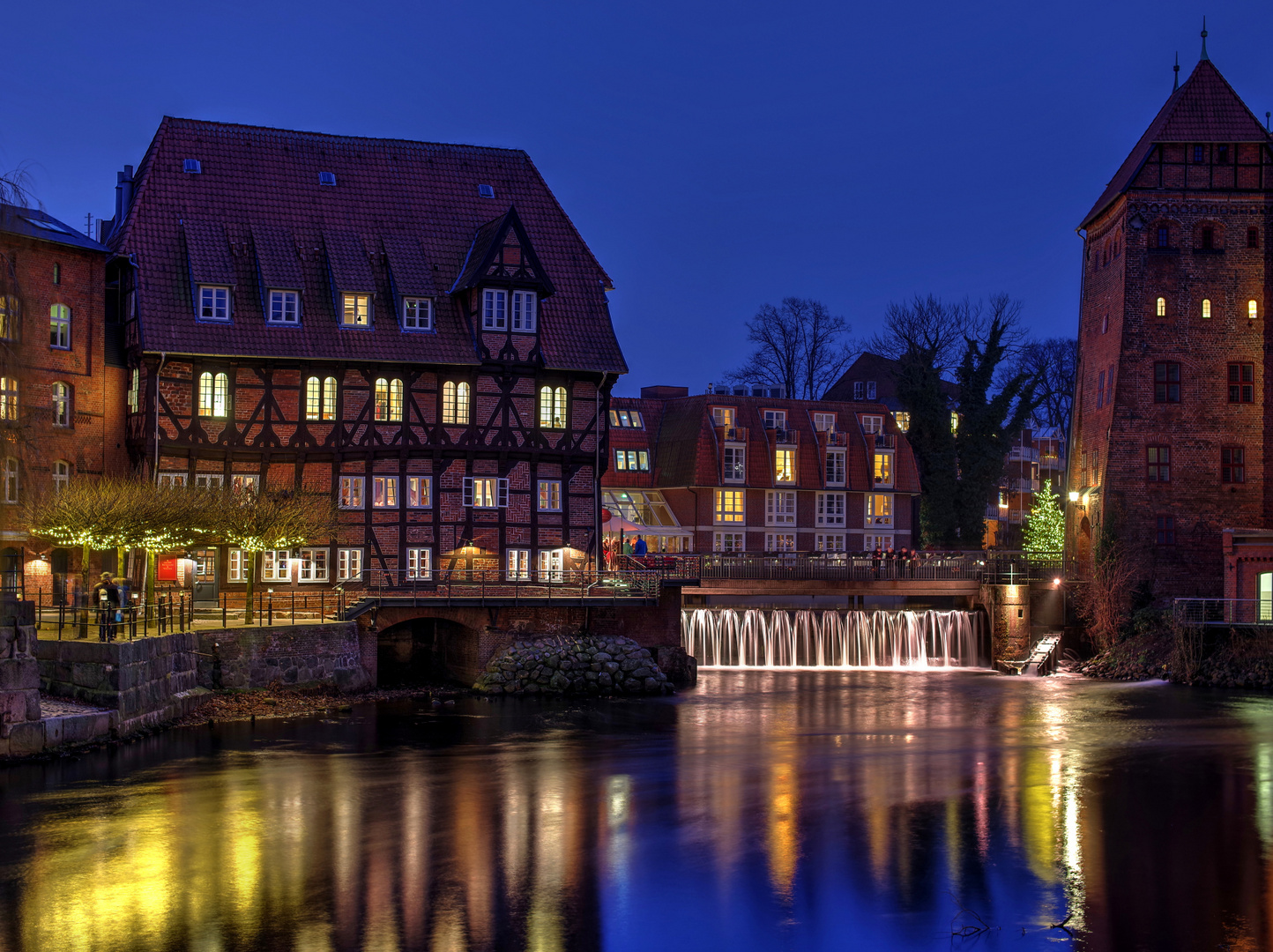 Lüner Mühle am Abend