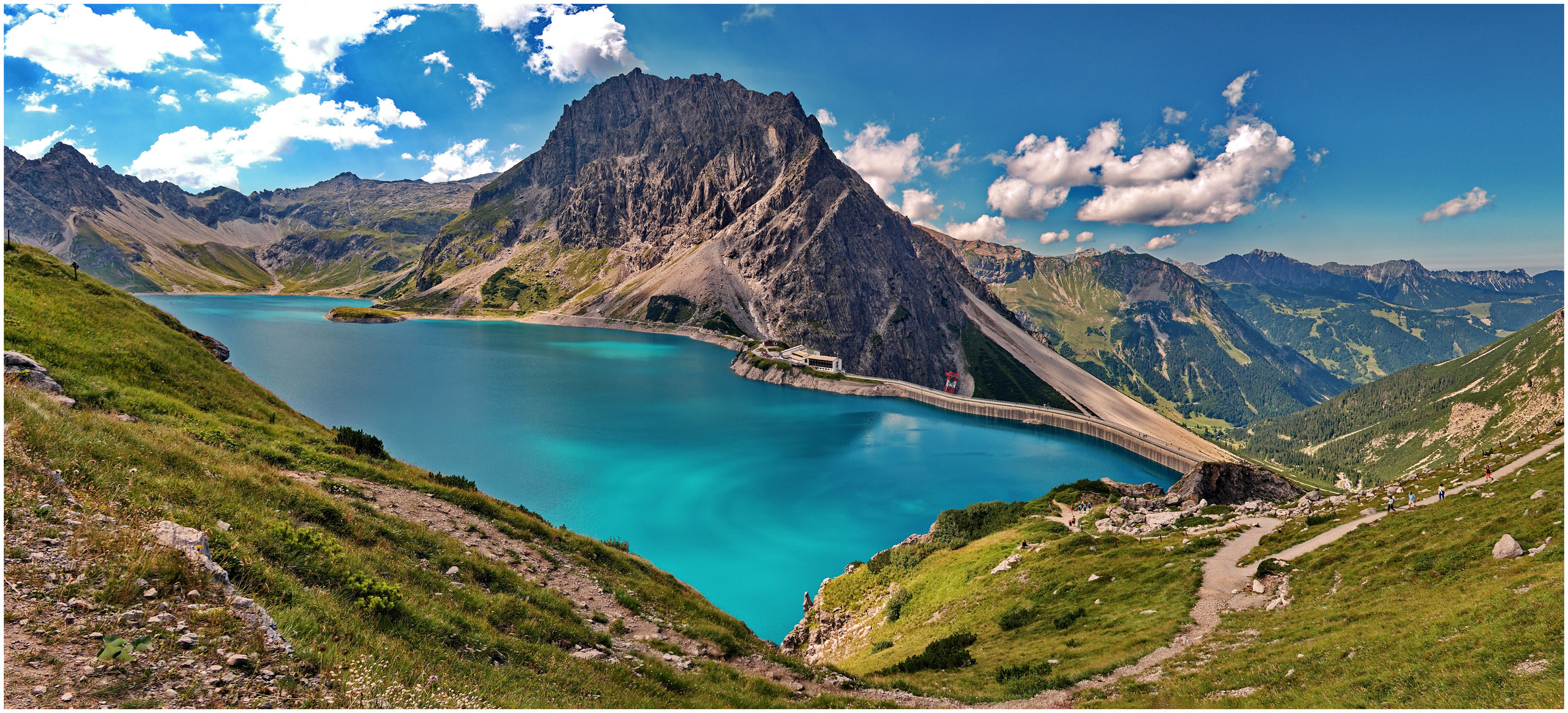 Lünersee 2022-10-08 Panorama-Weitblick