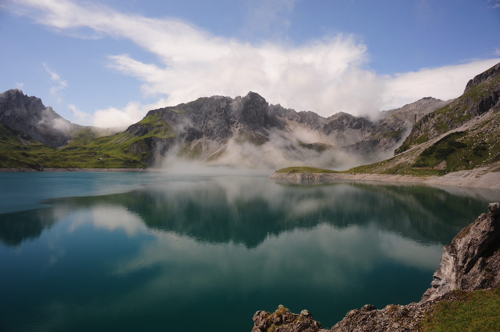 Lünersee ganz alleine