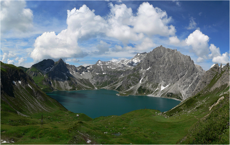 Lünersee mit Bergkulisse (Fotonachlese...)