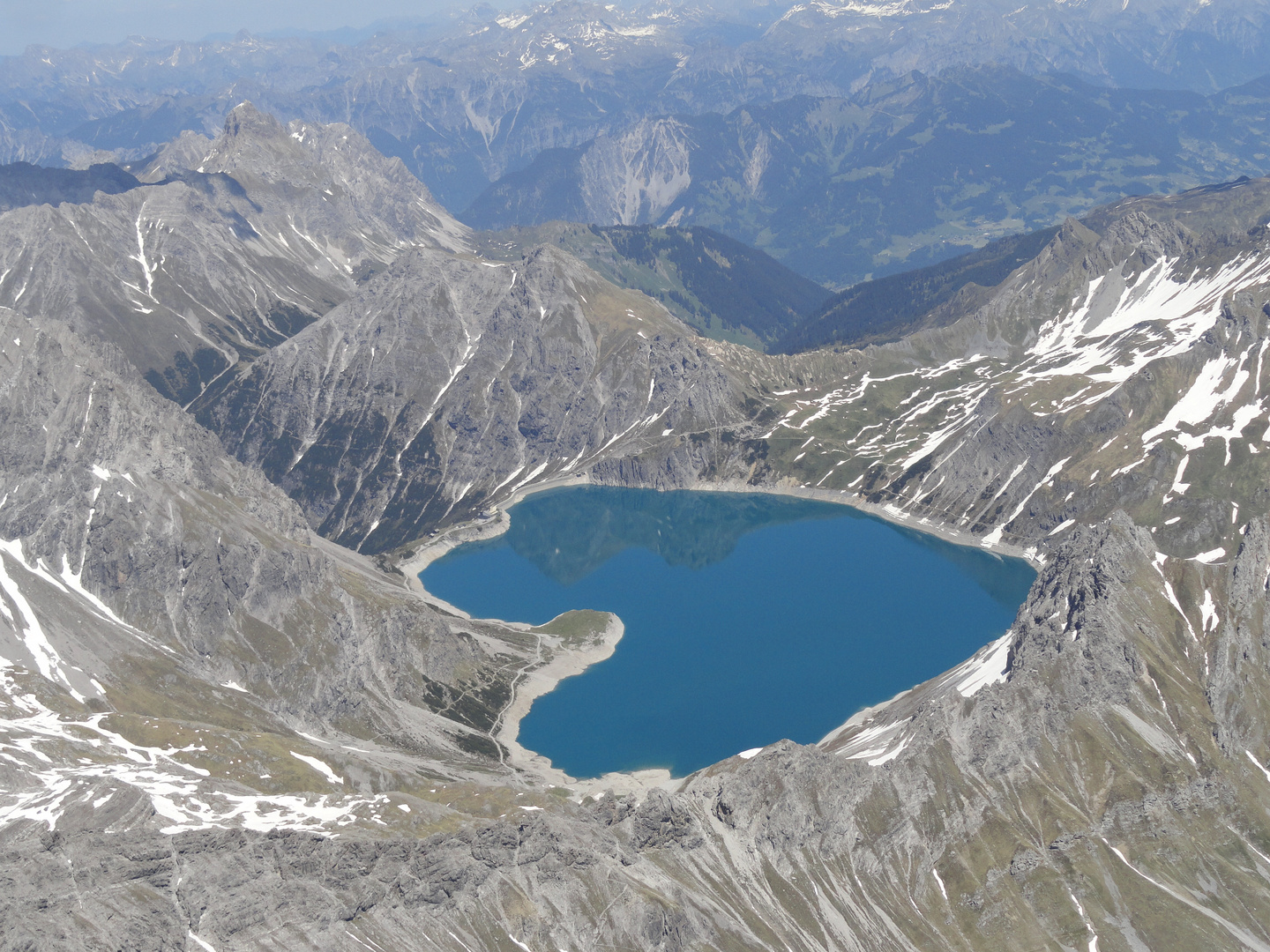 Lünersee von obe