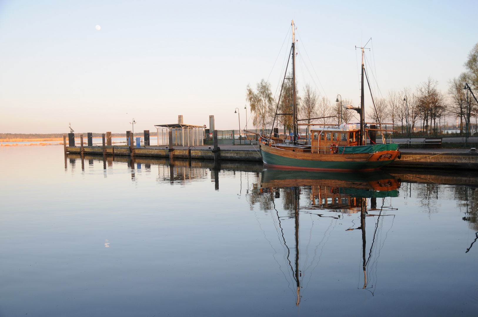 Lütt Matten im Hafen Altwarp