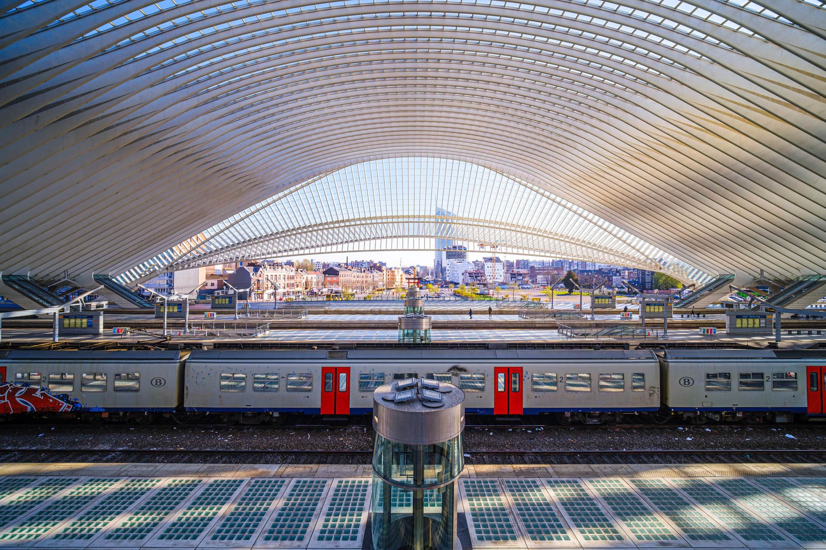 Lüttich Guillemins Bahnhof / Liège-Guillemins railway station (Belgium)