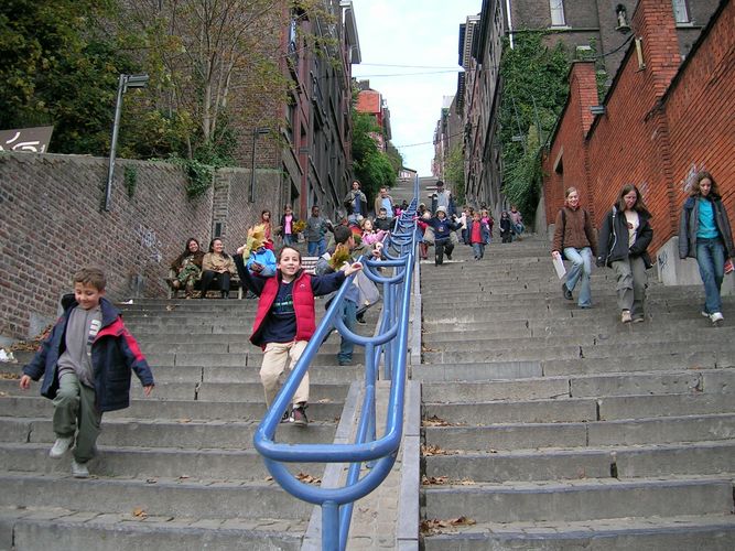 lüttich/liège montagne de bueren (400 stufen)