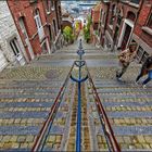 Lüttich/Liège wallonisch Lîdje: Treppe Montagne de Bueren