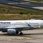 Luft-Hansa Airbus 319-100 Kennung D-AILU - LU-Sticker