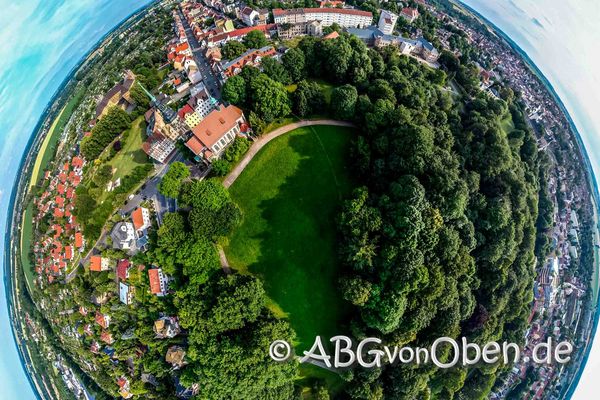 Luft-Panorama Schlosspark Altenburg