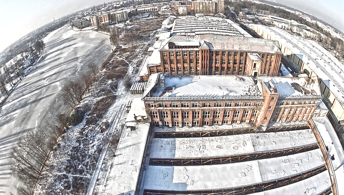 Luftaufnahme Berlin, Köpenik, ehemaliges Kabelwerk