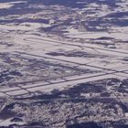 Luftaufnahme des Flughafens Helsinki-Vantaa
