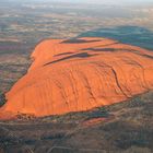 Luftaufnahme des Uluru / Ayers Rock