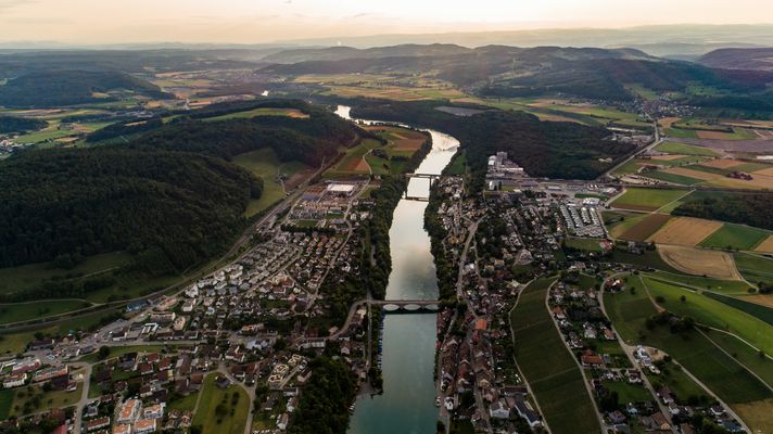 Luftaufnahme Eglisau, Schweiz Nr. 1